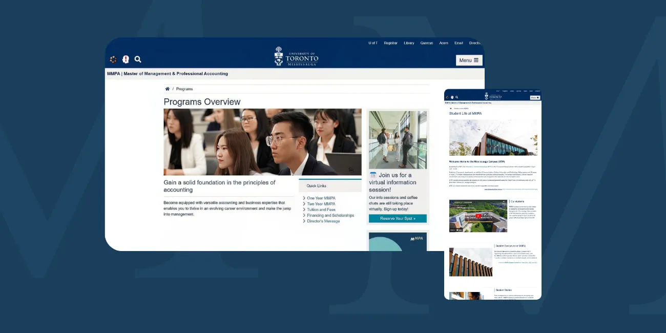 MMPA Website Showcase