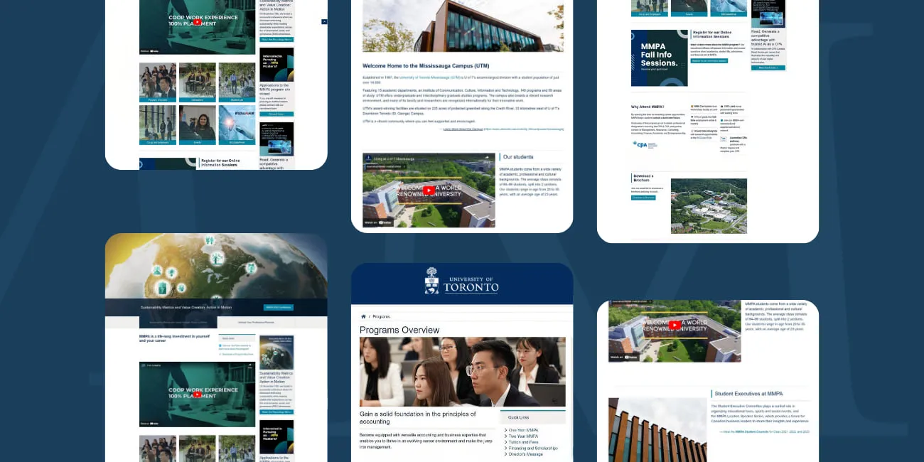MMPA Website Showcase