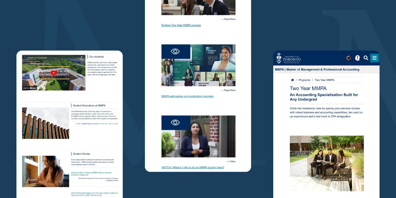 MMPA Website Showcase